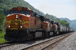 Westbound grain train